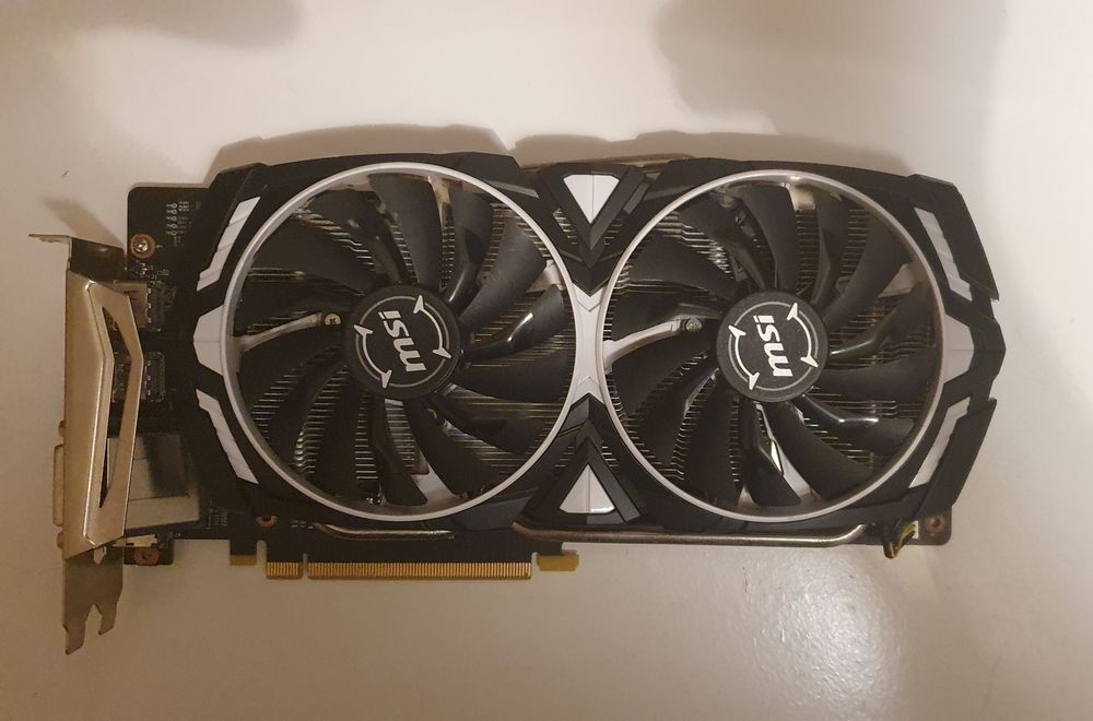 MSI Armor Nvidia GeForce GTX 1060 półpasywna, cicha