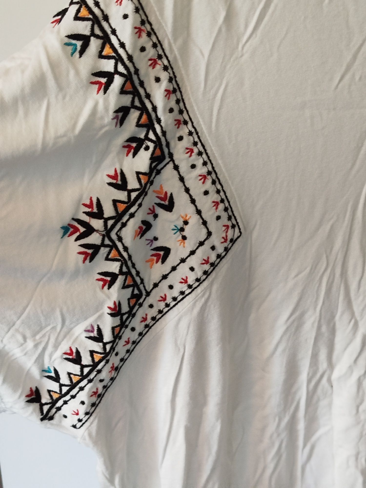 Biała bluzka Boho True style 40 42 L