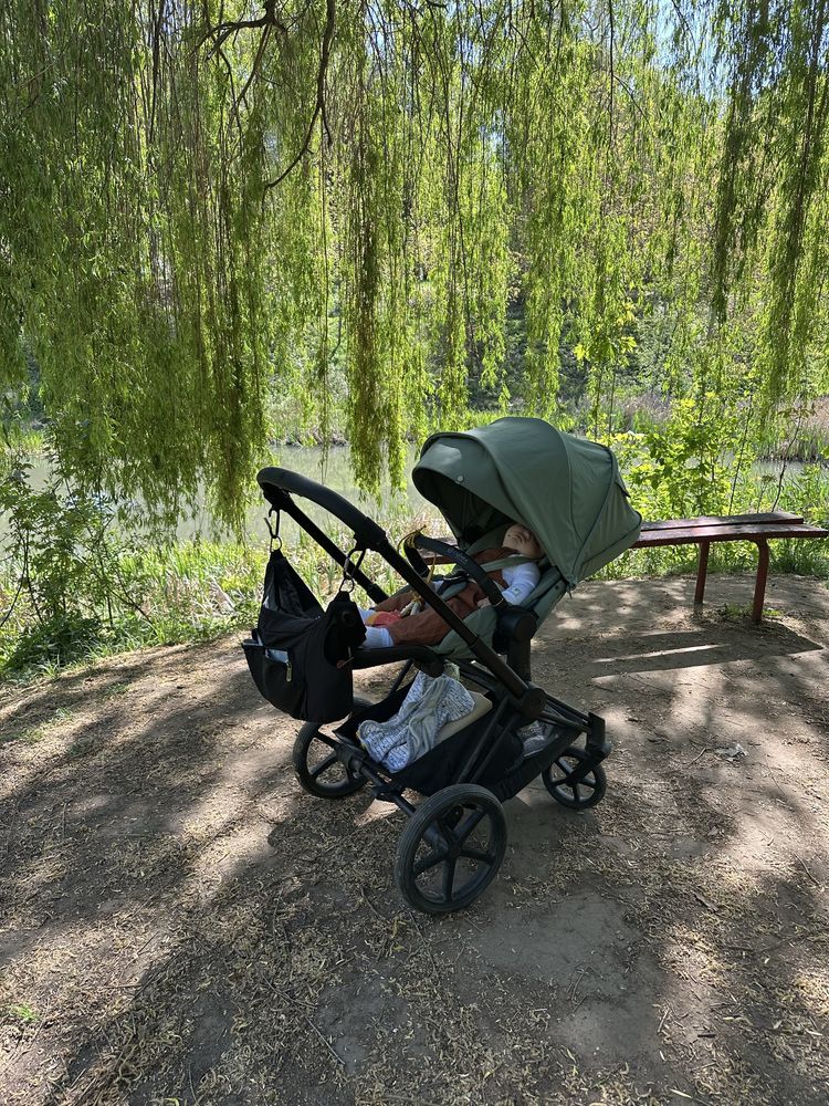 Cybex Priam 4.0 коляска 2 в 1 Leaf Green шасі Matt Black