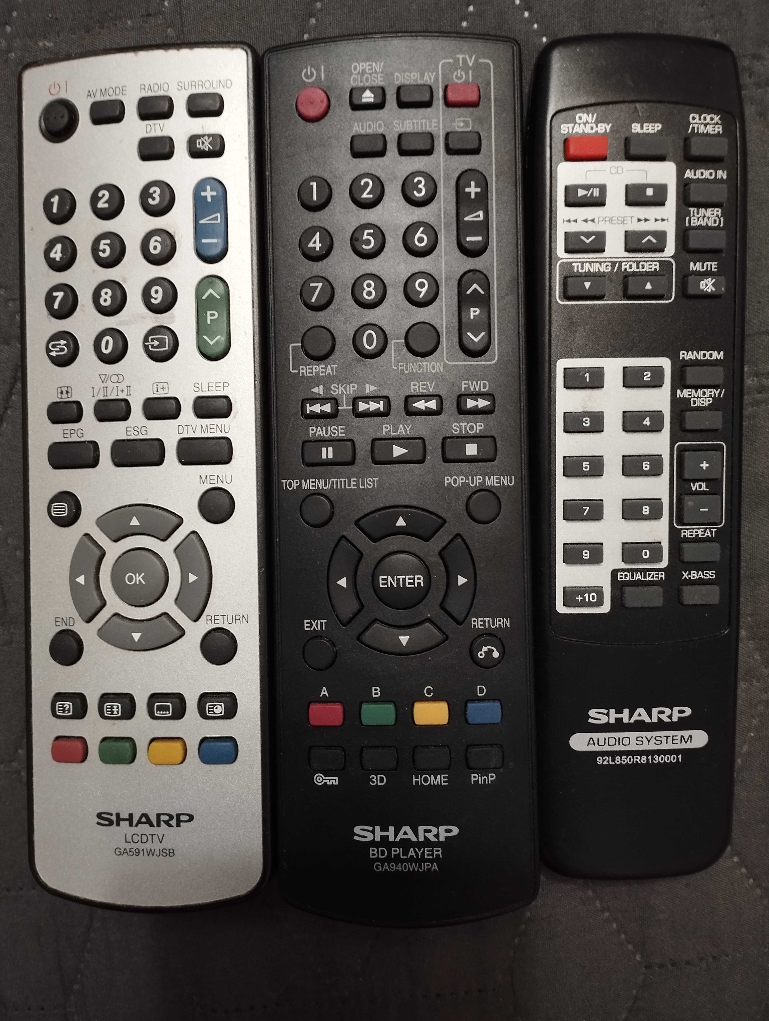 Пульт управління Teac, Onkyo, Yamaha.