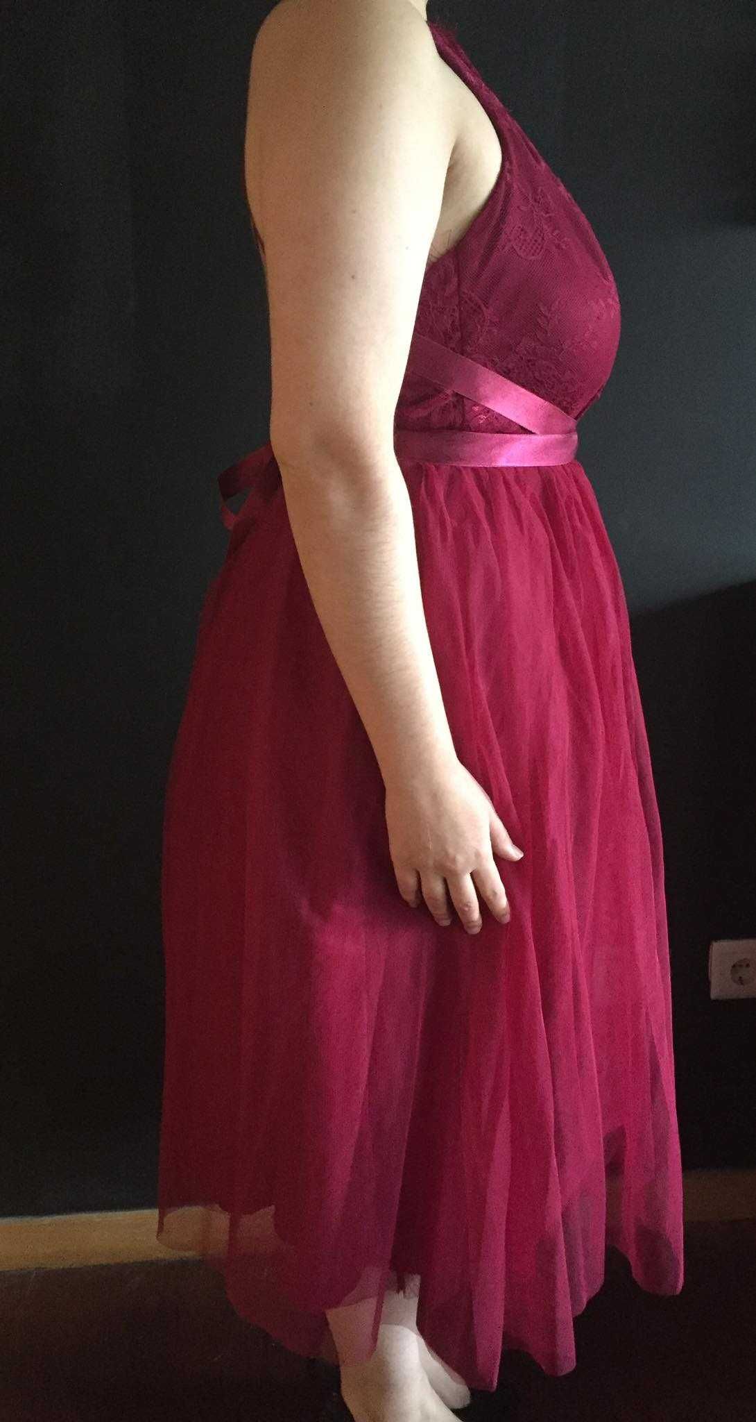 Vestido Bordeaux