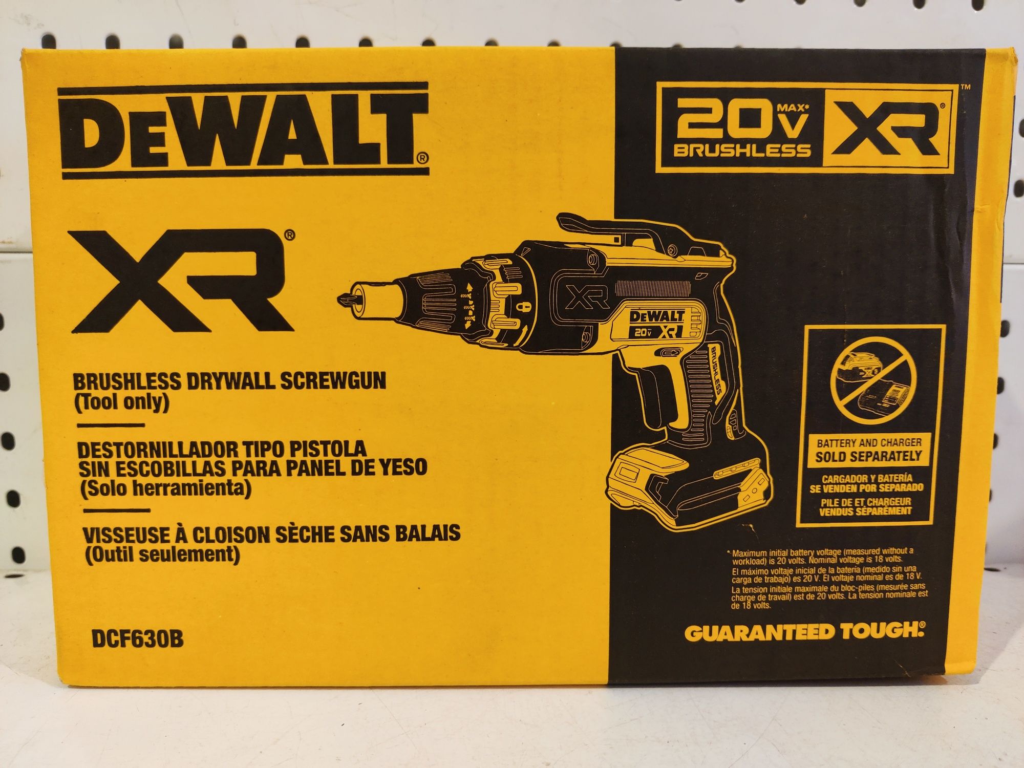 DeWalt DCF630 20V Max XR шуруповерт для гіпсокартону Оригінал США