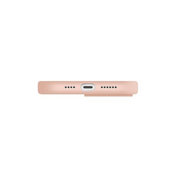 Uniq Etui Lino Hue Iphone 13 / 14 / 15 6,1" Różowy/Blush Pink Magsafe