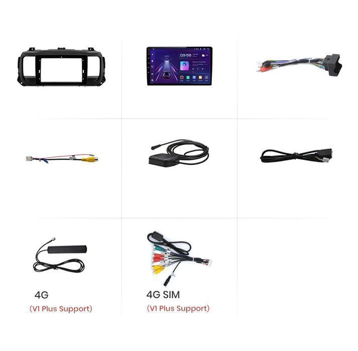 Nowoczesne radio do Peugeot Expert 3, Citroen Jumpy 3 - 2GB, 32GB