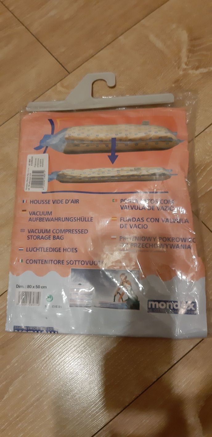 Próżniowy pokrowiec do przechowywania pościeli. Wysyłka polecam!