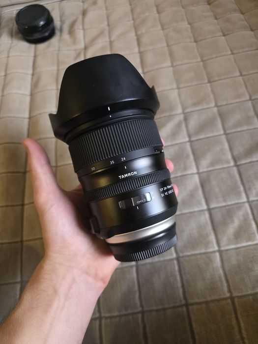 Tamron SP 24-70 mm f/2.8 VC USD G2 canon + konsola tap in +adapter