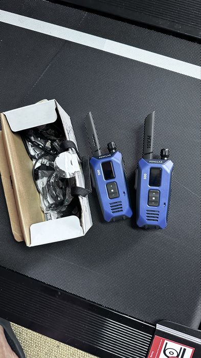 2 walkie talkie como novos