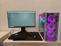 Komputer stacjonarny + monitor gamingowy