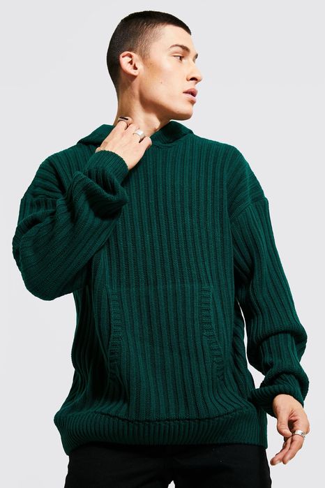 Стильний чоловічий светр худі оверсайз man boohoo