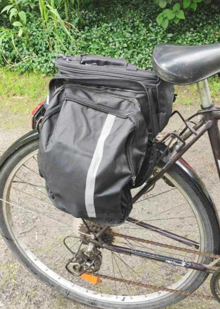 Torba rowerowa, bagażnikowa, na rower, sakwa na bagażnik, podwójna