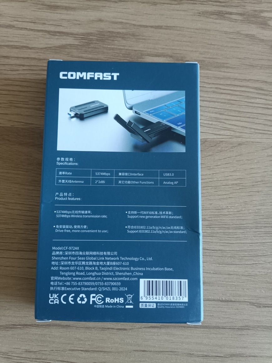 Вайфай адаптер comfast