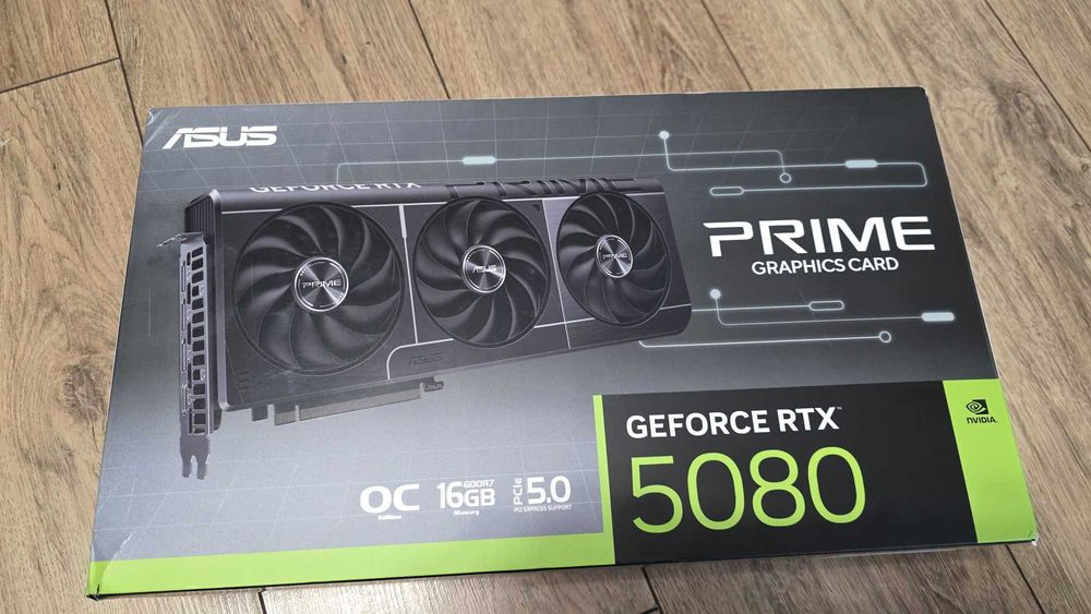 ASUS GeForce RTX 5080 PRIME OC 16GB DLSS 4 - jak nowa
