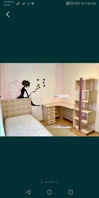 Меблі в дитячу, кімната для дівчинки