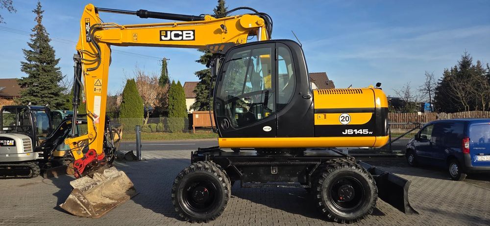 JCB JS 145W, 2011 rok, 1090 mtg, centralne smarowanie, z Niemiec!  << JCB JS145W, 2011 rok,10900 mtg, centralne smarowanie, z Niemiec >>