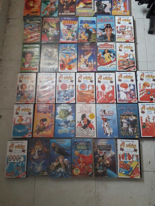 Lote de + 60 Vídeos Vhs