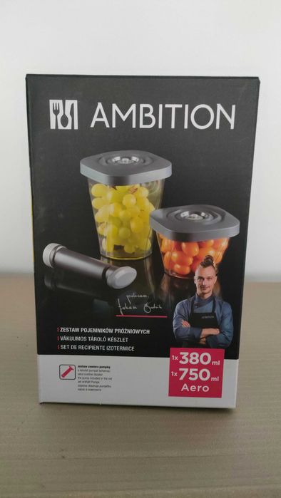 Pojemniki próżniowe na żywność AMBITION