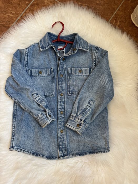 Куртка джинсова , вітровка , джинси next 4/5 років