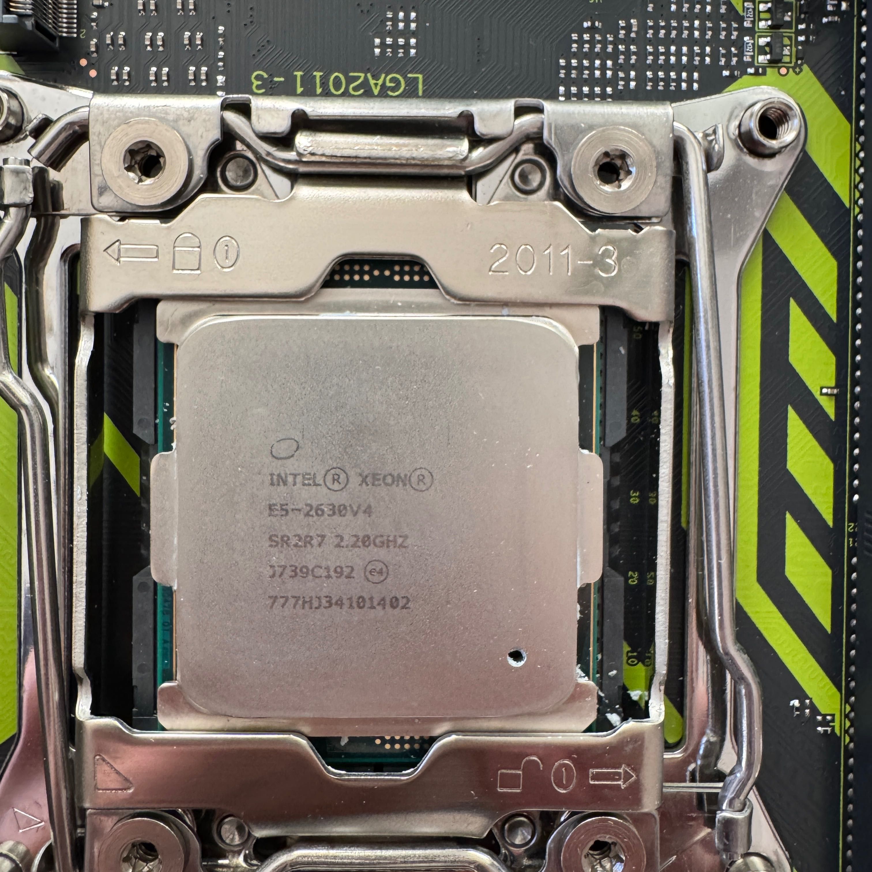 Процесор E5-2630V4(10/20Ядер) + 16gb/DDR4 + Материнка(X99) Комплект,ПК