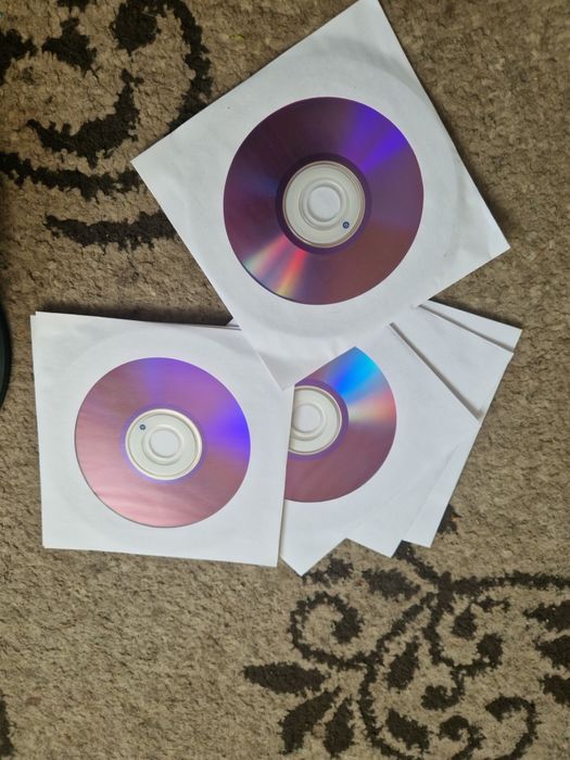 Диски DVD+R 10 шт, диски DVD-RW 8шт, двосторонні DVD-R