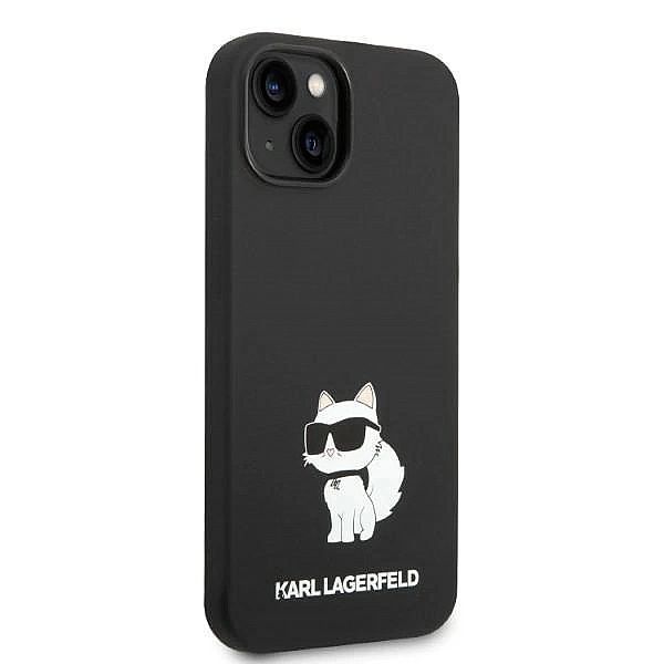 Etui Karl Lagerfeld Silicone Choupette MagSafe na iPhone 14 Plus - cza