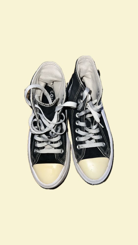 кеды converse на високій подошві y2k drain
