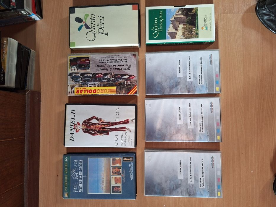 Cassetes novas de filmes clássicos e modernos muito importantes para c