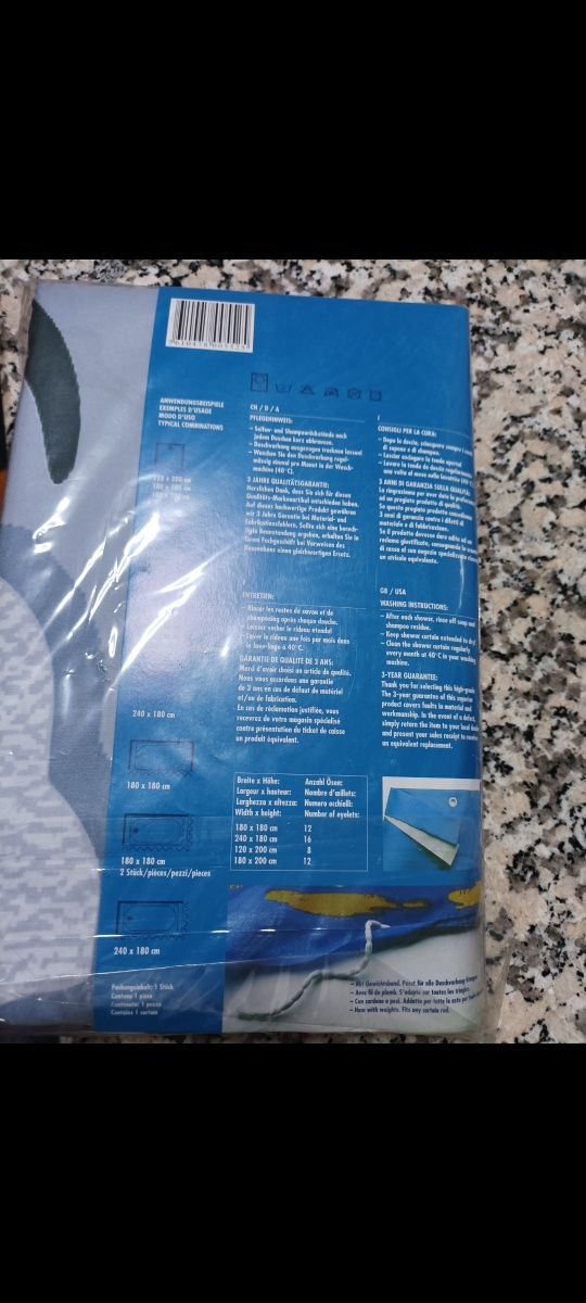 Cortina para duche