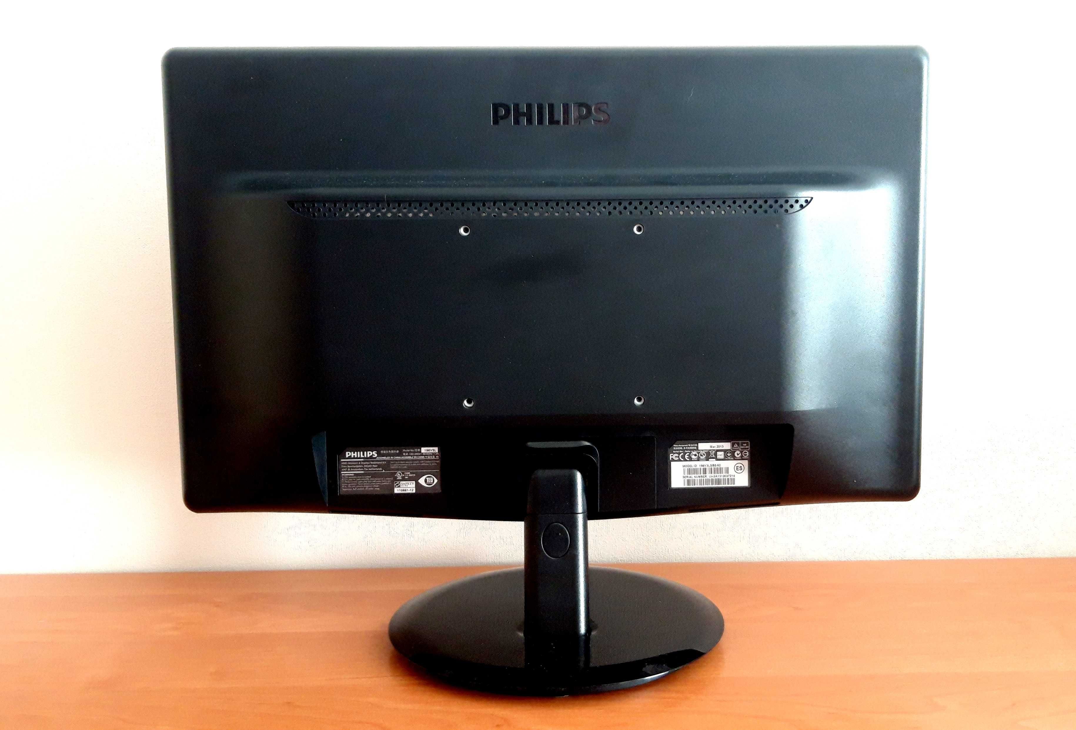Монітор 18.5" Philips Slim Black