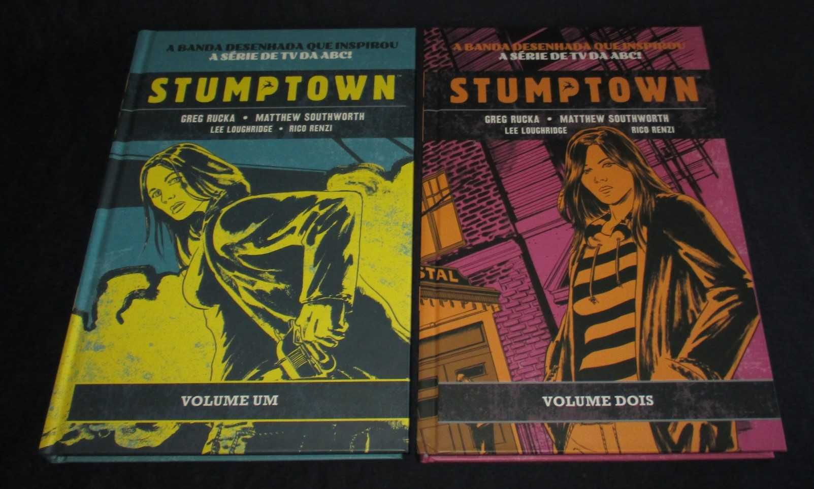 Livros BD Stumptown Greg Rucka 3 Volumes