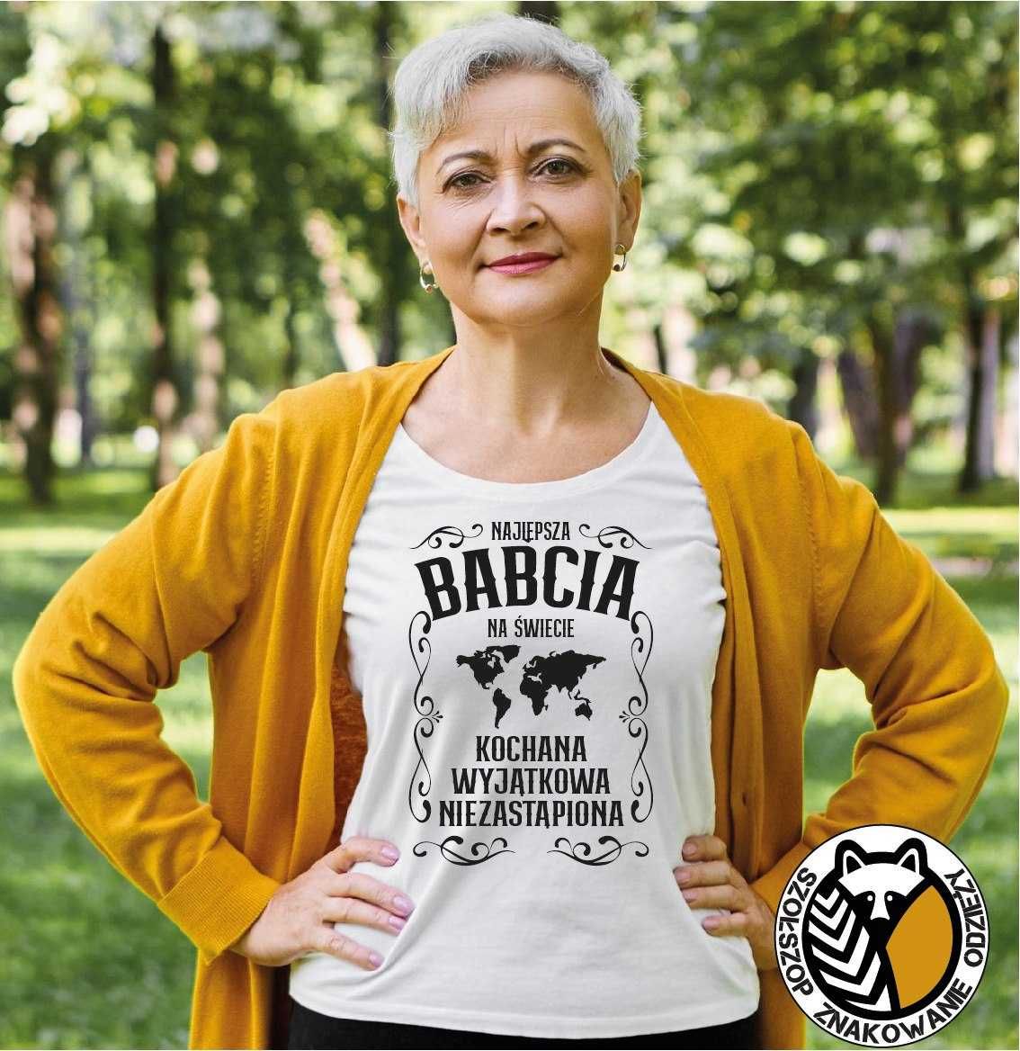 Koszulki dla babci, koszulka babci, z napisem, z twoim nadrukiem