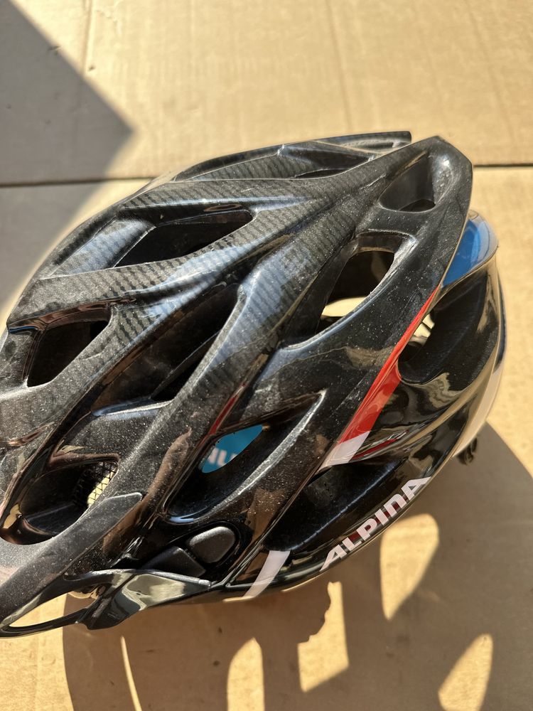 Nowy kask Alpina D-Alto 52-57cm Carbon -60% ceny