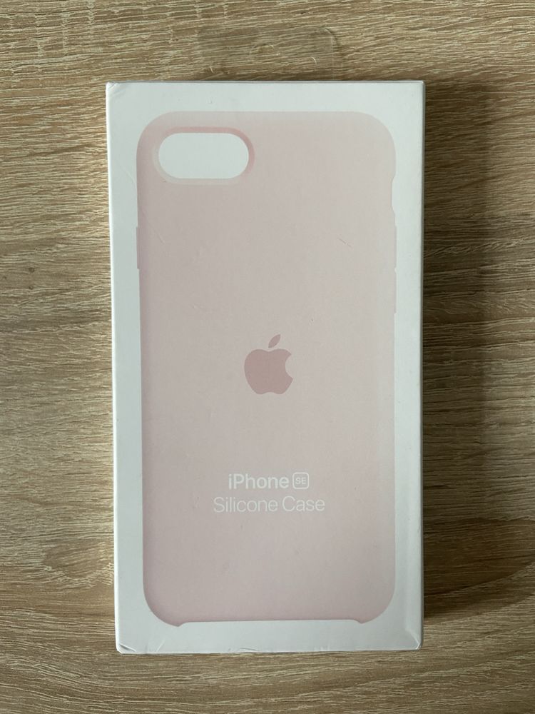Оригинальный чехол Apple Silicone Case Chalk Pink для iPhone 7, 8, SE