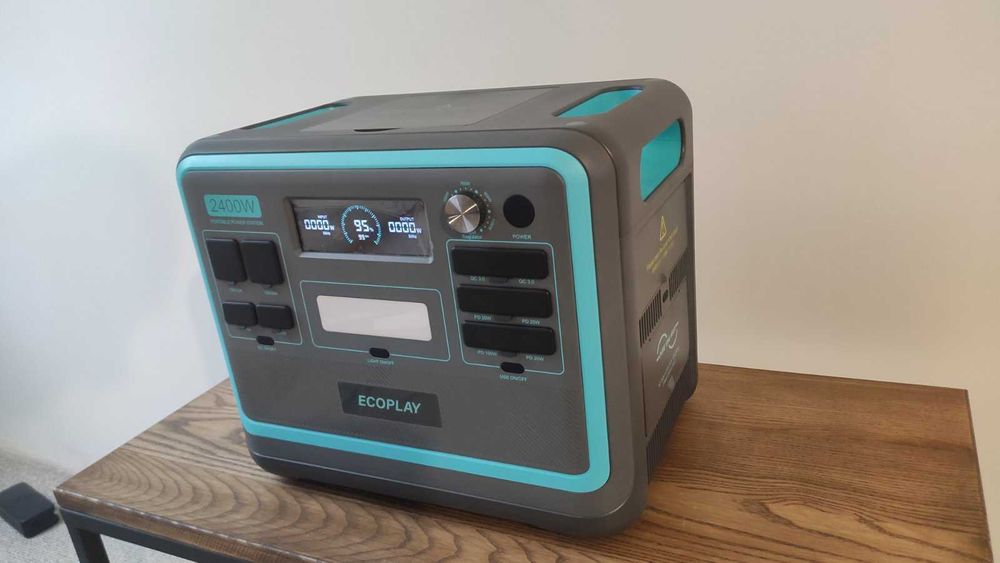Зарядная станция Ecoplay 2400W, портативна станція.