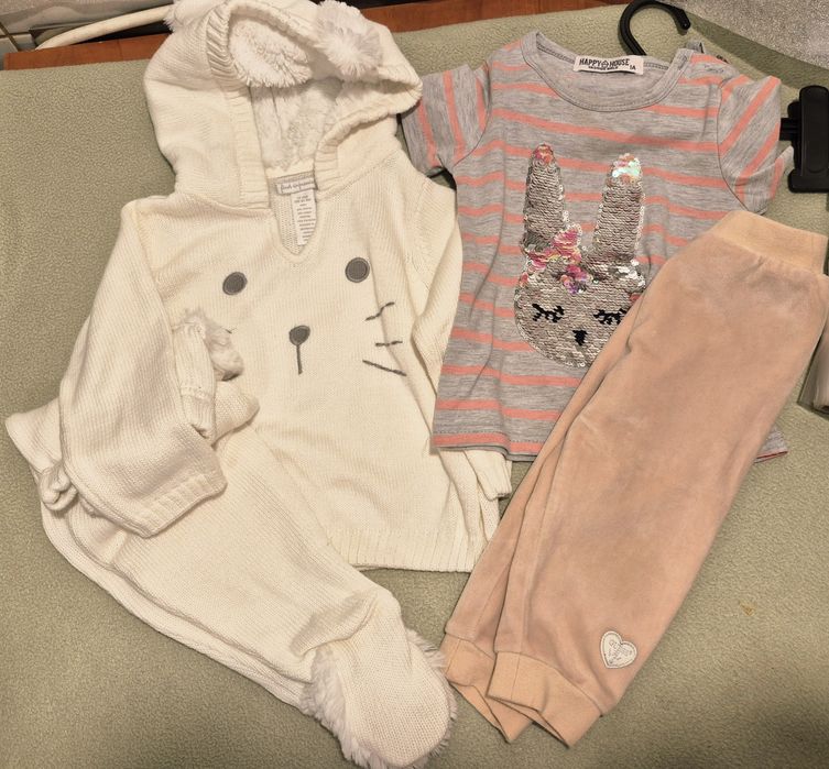 Zestaw królik dziewczynka roz80 1Y Guess :-)