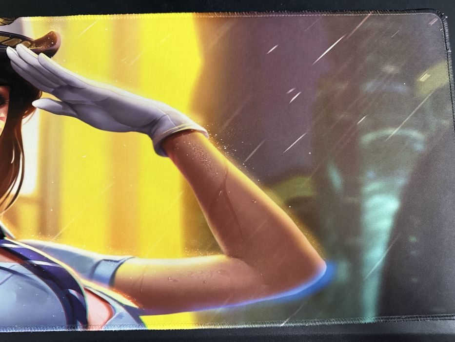 Ігровий килимок D.Va Overwatch 78×30 см — великий, яскравий, як новий