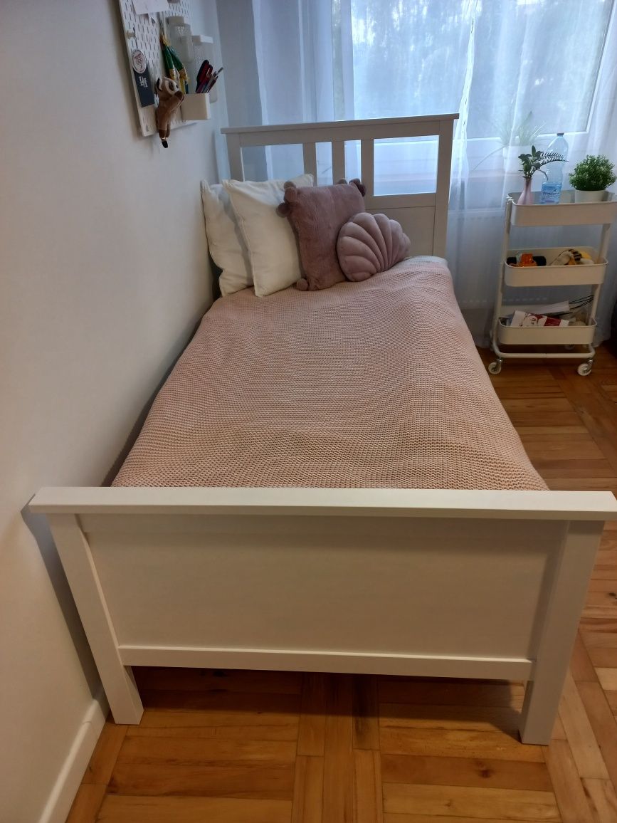 Łóżko Ikea Hemnes z materacem Fit.4.Sleep 90x200