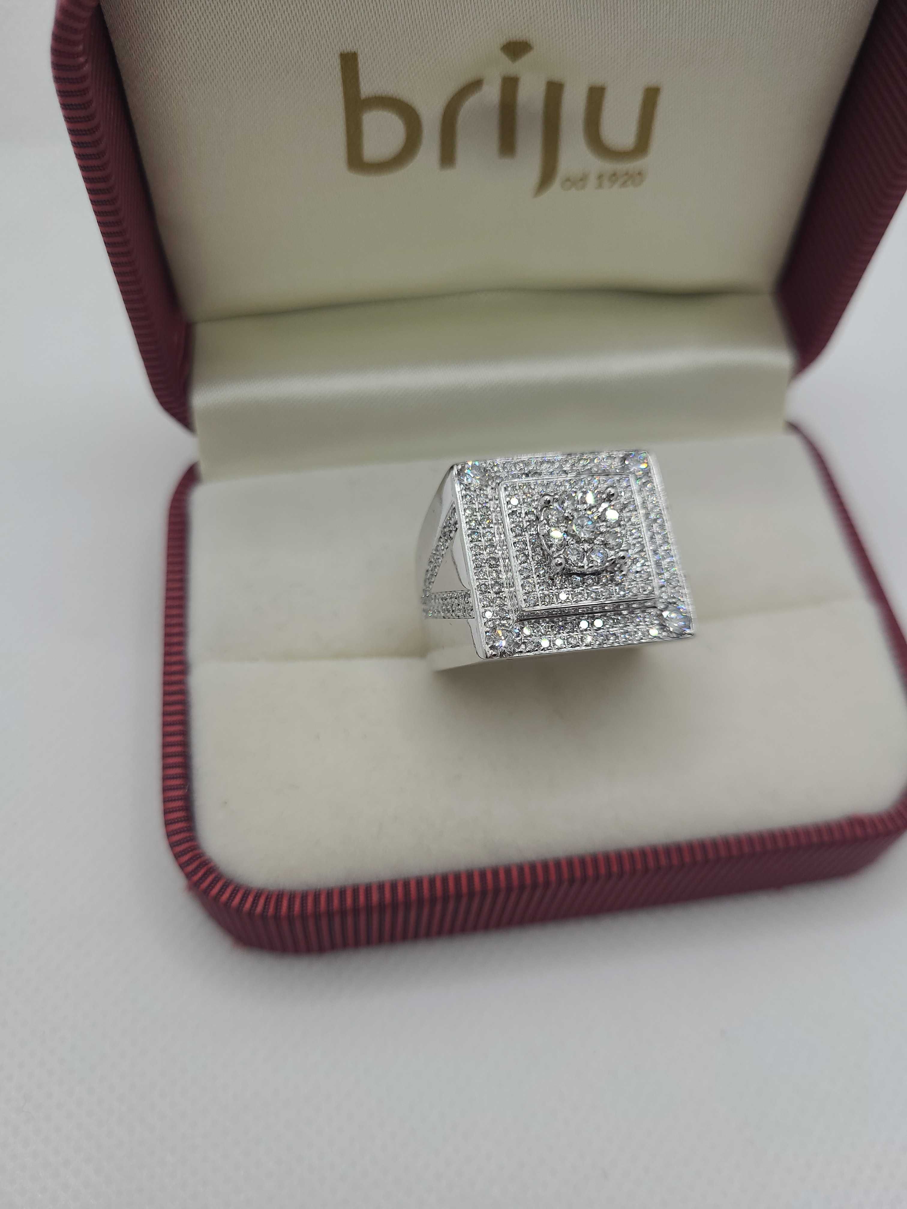 Sygnet 18 k 231 diamentów