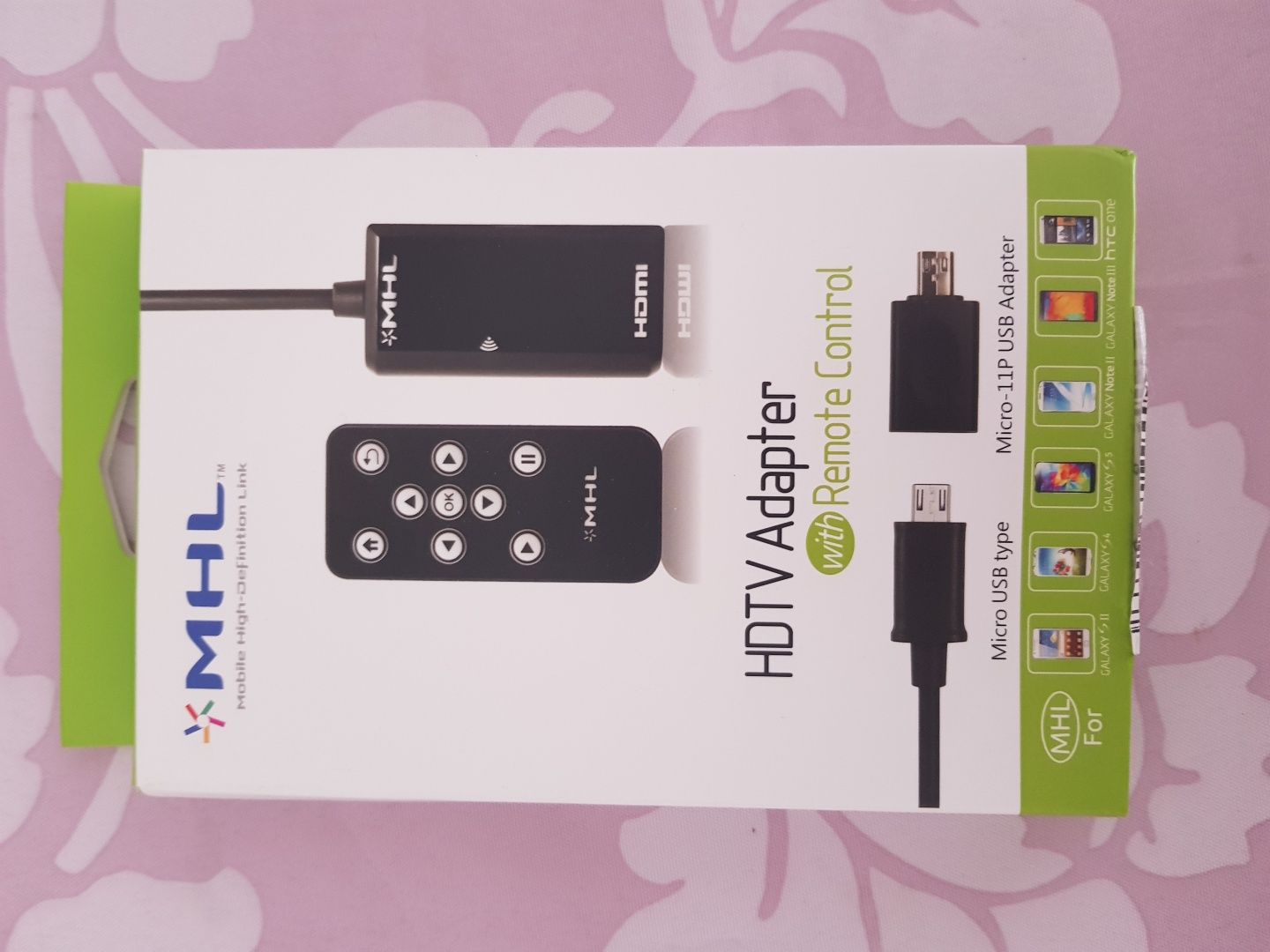 Adaptador Hdmi MHL HDTV com comando