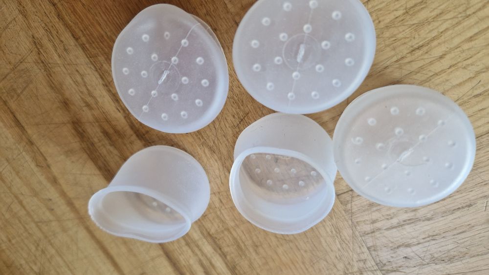 24 szt Silikonowe osłonki na nogi krzeseł