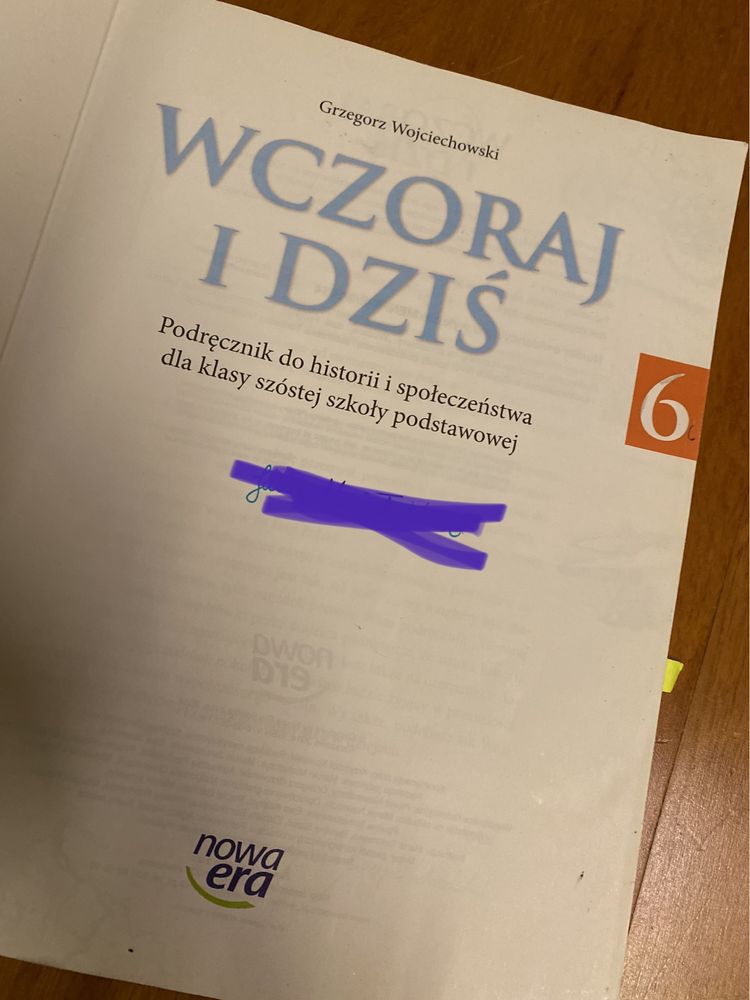 Wczoraj i dziś 6 podręcznik do historii i społeczeństwa