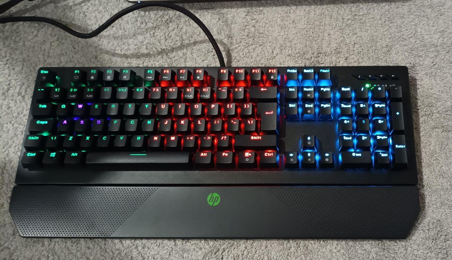 Teclado gamer mecanico hp pavilion 800