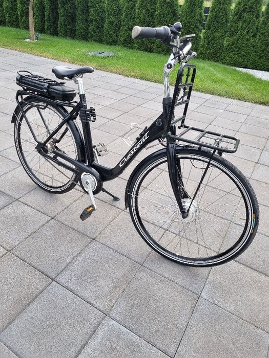 Rower Elektryczny Damski Crescent , Zasieg 100km
