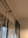 Vendo varão duplo para cortinas em inox