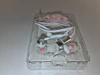 Y005 Słuchawki Mas Carney USB Typ C Mikrofon Pilot Białe Nowe