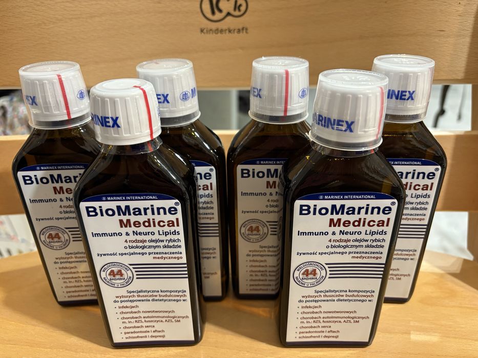 BioMarine Medical 6x200ml 4 rodzaje olejow rybich