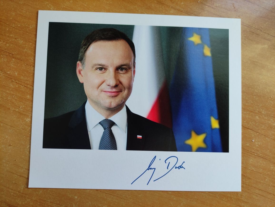 Autograf, podpis - Andrzej Duda Polityka PL Kolekcja Prezydent RP