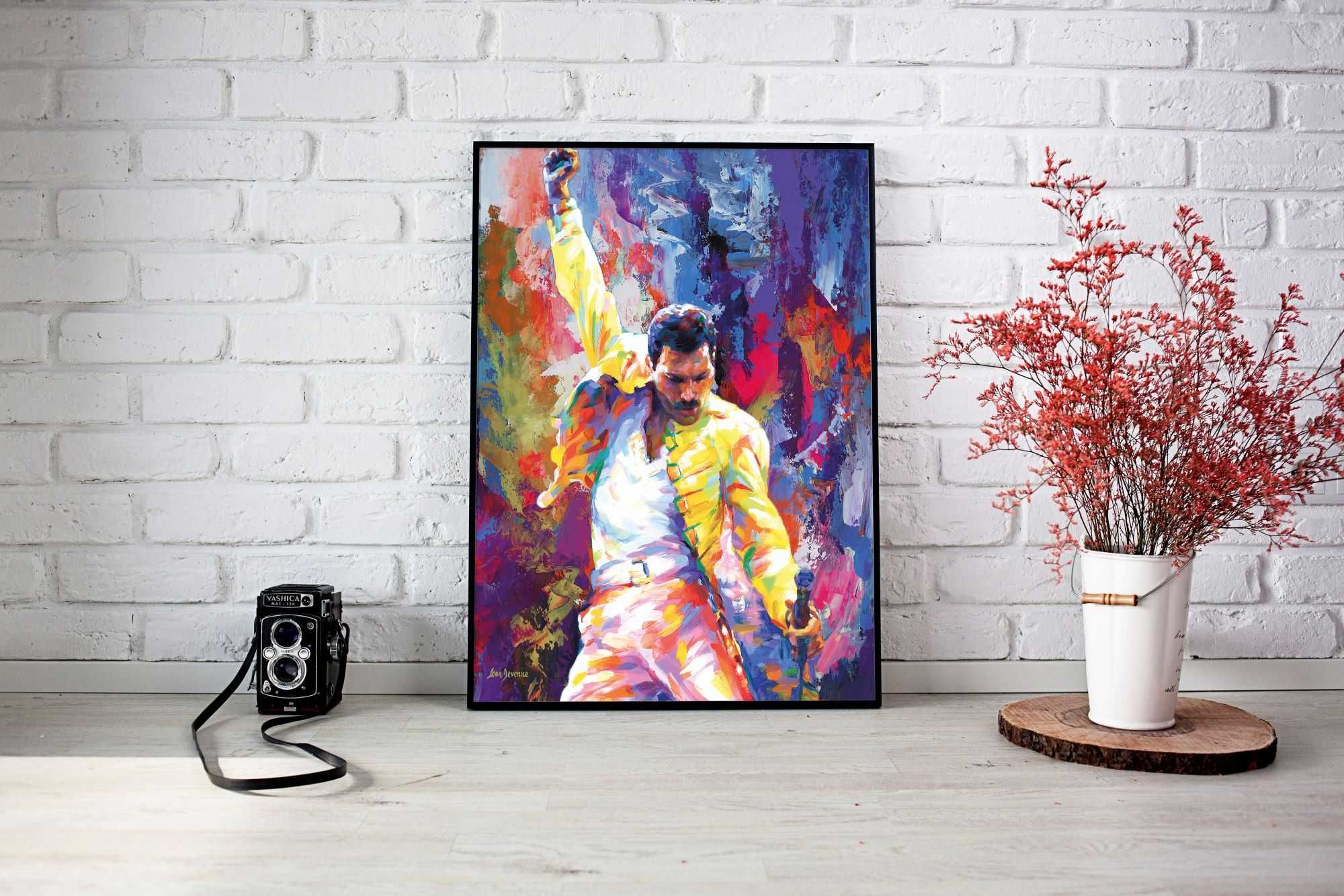 Plakat A3, Freddie Mercury, stylizowany