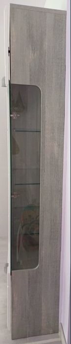 Vitrine cor banco/cinza!