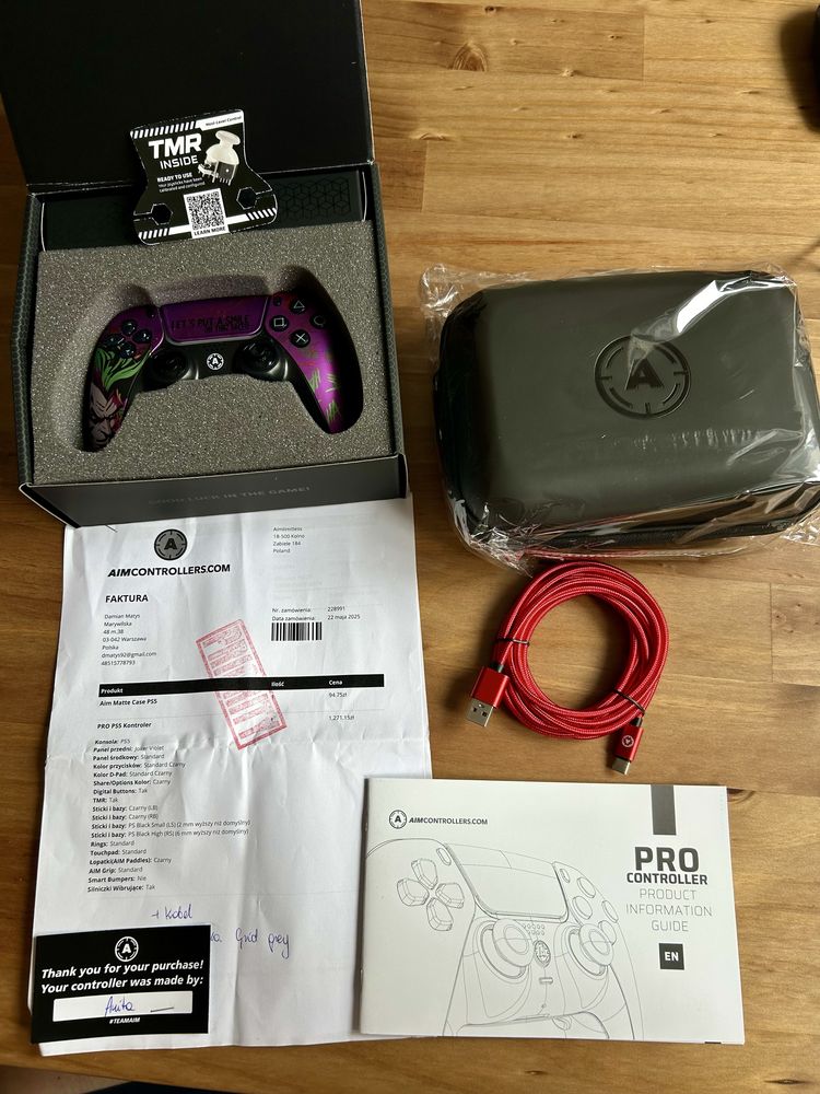 Nowy Pad /AimControllers PS5 Pro, TMR, Digital Butt, Futerał, Łopatki!