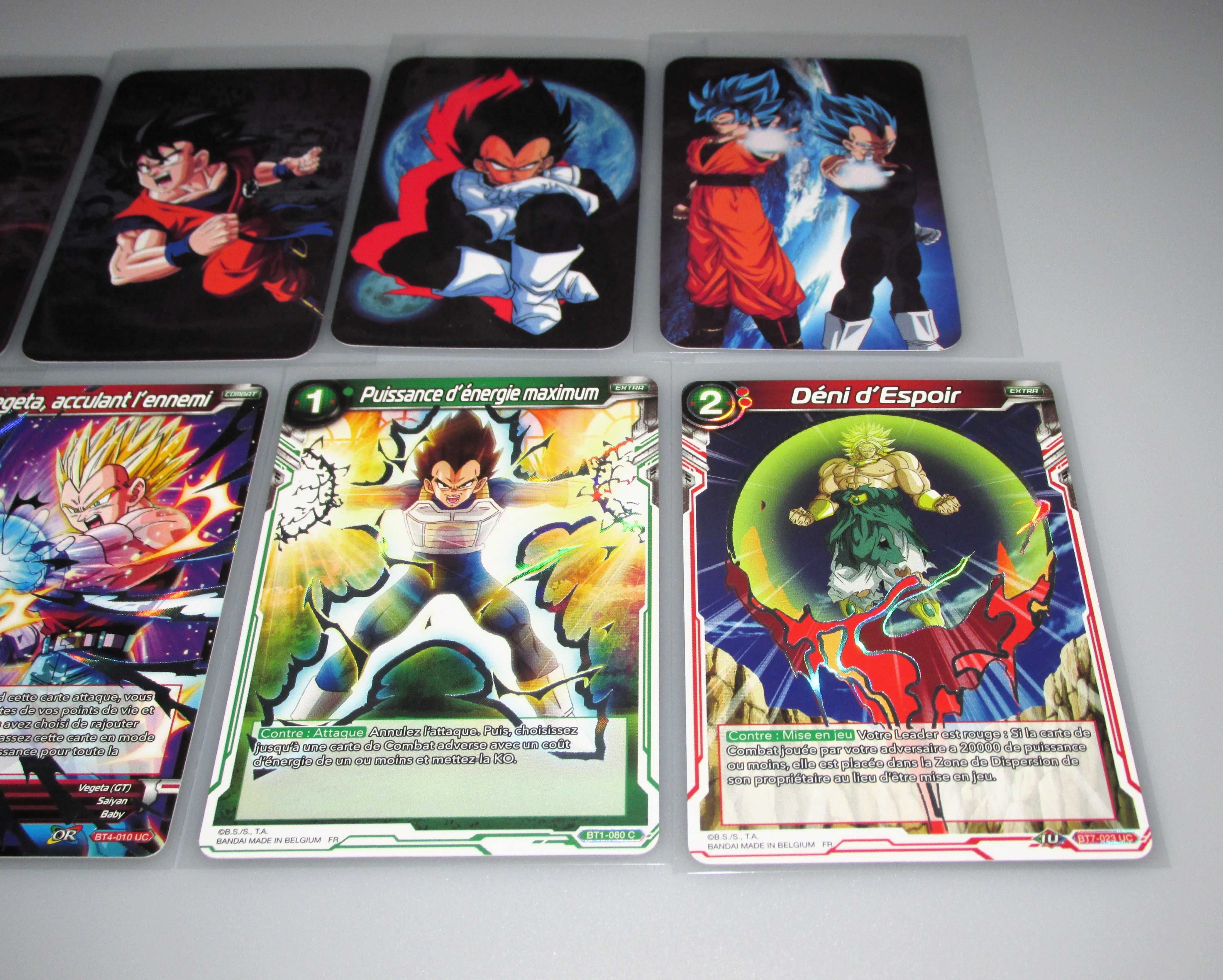 8 Cartas Variadas Dragon Ball